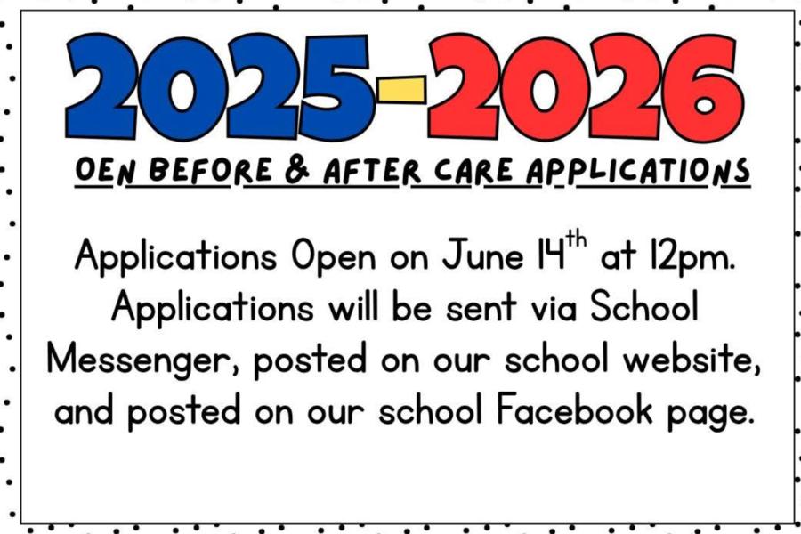 OEN Before and After Care Program Application
